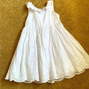 Toddler Girl Tahari Girl White Eyelet Dress